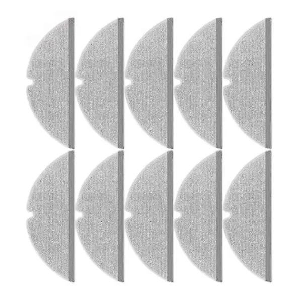 EURL Städmoppar-10 st Moppdukar för Dreame D20 Plus / Dreame D20 Ersättningsdelar Rengör Hygieniska Golv Verktyg Hemrengöringsverktyg