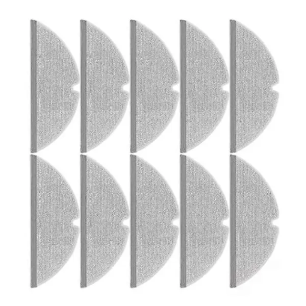 EURL Städmoppar-10 st Moppdukar för Dreame D20 Plus / Dreame D20 Ersättningsdelar Rengör Hygieniska Golv Verktyg Hemrengöringsverktyg