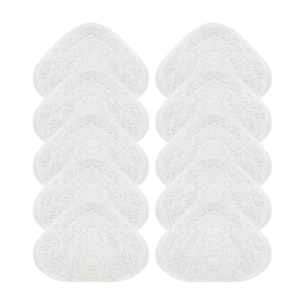 Städmoppar-10 st Moppdynor För Dammsugare Tvättbara Återanvändbara Triangelmoppdynor Tygrengöringsverktyg För Golv