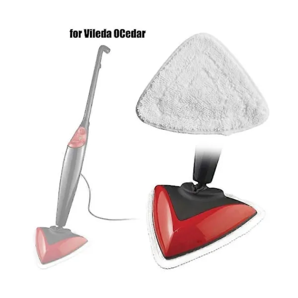 Städmoppar-10 st Moppdynor För Dammsugare Tvättbara Återanvändbara Triangelmoppdynor Tygrengöringsverktyg För Golv