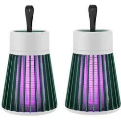 Skadedjur & Insekter-2 st Myggdödare USB-laddning Vattentät Lämplig för Hem A [DB]