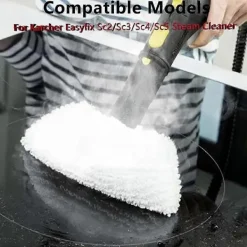 Ångtvättar-10 st Ångmoppduk Rengöringsdyna Dukskydd för EasyFix SC2 SC3 SC4 SC5 Ångmopprengörare Reservdel