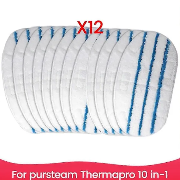Ångtvättar-12 st Ångmoppdukar för Easyfix Sc2 Sc3 Sc4 Sc5