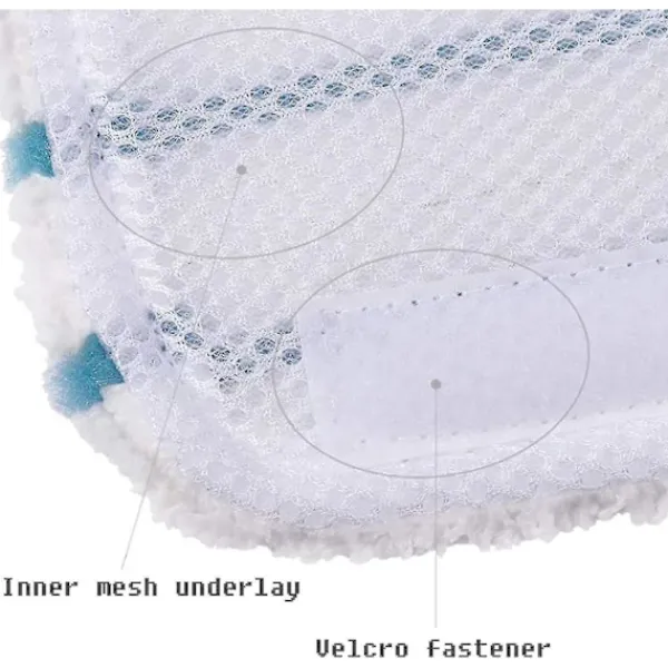Städmoppar-10 st Ångmoppdynor för Bissell Powerfresh för 1940 1806 1544-serien