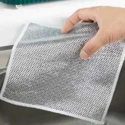 AIZHENCHEN Svampar & Dukar-10 st Nya multifunktionella ståldisktrasor som inte repar, multifunktionella