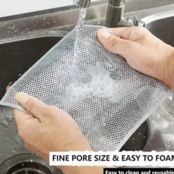 AIZHENCHEN Svampar & Dukar-10 st Nya multifunktionella ståldisktrasor som inte repar, multifunktionella