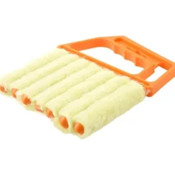 Fönsterrengöring-1 st orange persiennborste - Tvättbar och enkel att använda