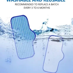 Städmoppar-10 st Premium Mikrofiberdukar, för Dupray Neat Ångmopp, Slitstarka, Återanvändbara och Maskintvättbara