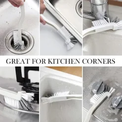 Rengöringsmedel-2 st Rengöringsborstar Skrubbborstar för Rengöring av Diskho, Liten Skrubbborste Rengöring