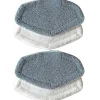 DAO Städmoppar-4 st Rengöringspad För Hoover Dual Steam Plus Moppdynor 62300479 Dammsugardelar Rengöringspad Hushållsrengöringstillbehör [db]