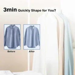 Strykjärn-1 st Resestrykjärn, 1000W Vikbar Handhållen Mini Ångstrykjärn, 180 Roterande Handtag Strykjärn