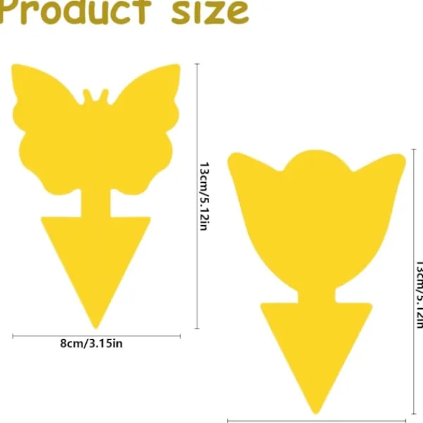 ShineX Skadedjur & Insekter-100 st självhäftande flugfällor insektfälla