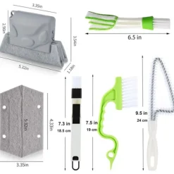 Fönsterrengöring-1 st Spår Spår Dörr Fönster Skena Spår Hörn Borste Spår