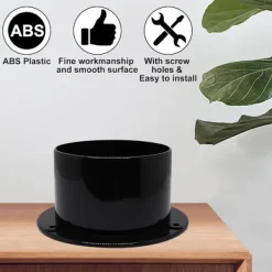 unbranded Torktumlare-2 st Starka Ventilationskanalflänsar i Plast Lämpliga för Torktumlare