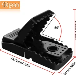 Skadedjur & Insekter-10 st återanvändbara musfällor med betesbehållare