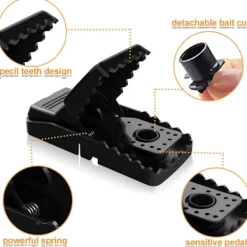 Skadedjur & Insekter-10 st återanvändbara musfällor med betesbehållare