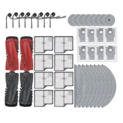 Dammsugare & Tillbehör-44 st Tillbehör för Roborock Saros 10/ G30/ S9 MaxV Ultra Soprobot - Rulle, Sidoborste, HEPA-filter M