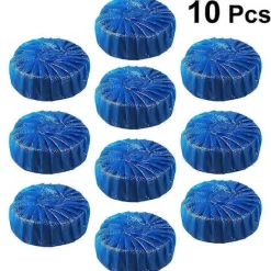 Rengöringsmedel-10 st Toalettblock Blå Badrum Toalett Tank Rengörare