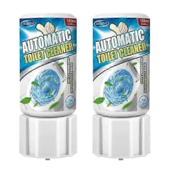 Rengöringsmedel-2 st Toalettrengöring och kraftfull fläckborttagare för kalk, hårt vatten och toalettfläckar 100 ml