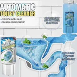 Rengöringsmedel-2 st Toalettrengöring och kraftfull fläckborttagare för kalk, hårt vatten och toalettfläckar 100 ml