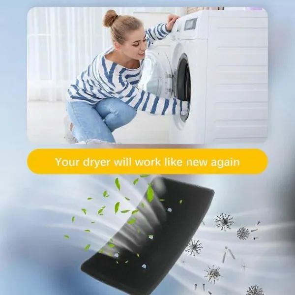 Torktumlare-4 st Torkfilter för Bauknecht Privileg Whirlpool HX 481010716911 Torkfilter Återanvändbart Kondenserande