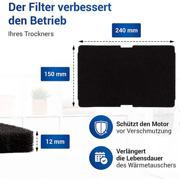 Torktumlare-10 st Torkfilter Kompatibelt med Torktumlare Ersättning Kompatibelt med Beko 2964840100, Luddfilter Kompatibelt med Torktumlare Beko DE8635rx DS7512pa | Fyndiq