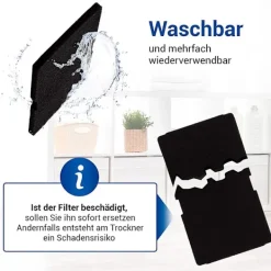 Torktumlare-10 st Torkfilter Kompatibelt med Torktumlare Ersättning Kompatibelt med Beko 2964840100, Luddfilter Kompatibelt med Torktumlare Beko DE8635rx DS7512pa | Fyndiq