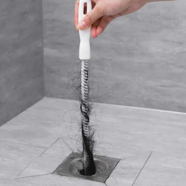 Dammsugare & Tillbehör-2 st tvättborstar för rengöring av avlopp Flexibel avloppshår Ca