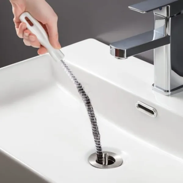 Dammsugare & Tillbehör-2 st tvättborstar för rengöring av avlopp Flexibel avloppshår Ca