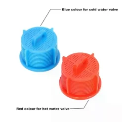 Tvättmaskiner-8 st Tvättmaskin Inloppsventil Filter Mesh AGM73269501 (4 Röda + 4 Blå) 202 mm x 122 mm Kompatibel med Kenmore LG 1810261 AP586