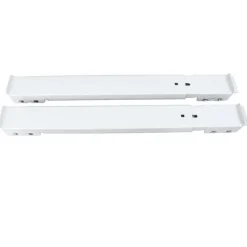 Tvättmaskiner-2 st Tvättmaskin Mobil Rulle Utdragbar Järn Vit 16 Hjul Lågt Ljud Hög Lastkapacitet med Broms Tvättmaskinsvagn för Möbler