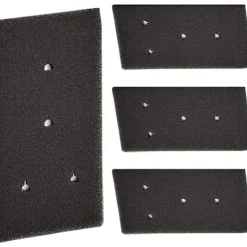 Torktumlare-4 st tvättsvampfilter för Whirlpool, torktumlarfiltermatta 4810107169