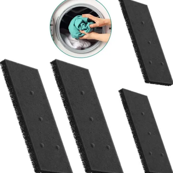 Torktumlare-4 st tvättsvampfilter för Whirlpool, torktumlarfiltermatta 4810107169