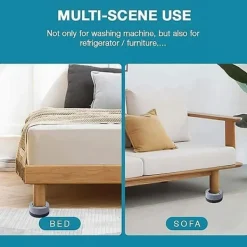 Tvättmaskiner-4 st Vibrationsdämpare, Universell Vibrationsdämpare, Tvättmaskin