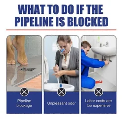 Rengöringsmedel-1-3 st Wild Tornado Kraftfull Rengörare för Diskbänkar & Avlopp Högeffektiv Stopplösare & Rengöring