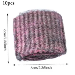 Rengöringsmedel-20 stålullstvålskuddar för rengöring, förindränkta grytor, effektiva rengöringskuddar, metallskursvampar, repfri utgåva