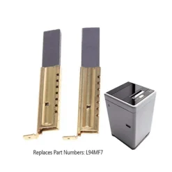 Tvättmaskiner-4 st/set Kolborstinsats i kolfiber för tvättmaskin L94mf7