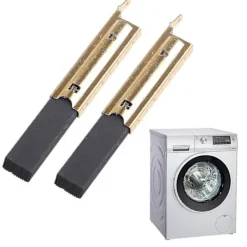 Tvättmaskiner-2 st/set Kolborstinsatser för tvättmaskinmotor L94mf7 för Siemens 5x13,5
