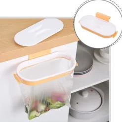 WEIHON Soptunnor-1 stycke (Gul) Sopsäckshållare Hängande Sopsäckställ med Lock