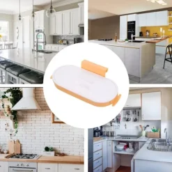 WEIHON Soptunnor-1 stycke (Gul) Sopsäckshållare Hängande Sopsäckställ med Lock