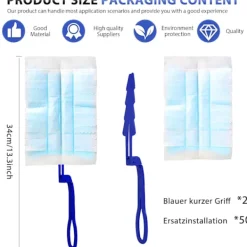BästaGåva Svampar & Dukar-50 stycken dammvippor, dammtrasor, refill-paket för Swiffer, mikrofiber dammvippa med 2 handtag för damm smuts bil
