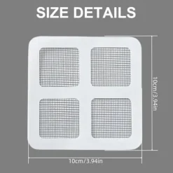 Skadedjur & Insekter-100 Stycken Dusch Hårfångare Hårda Träningsdekaler Hår Avloppsdekaler Avlopp Hårfångare, Fyrkantiga Golvbrunnsdekaler