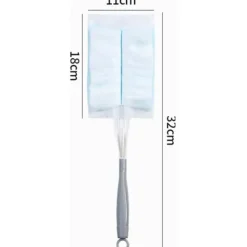OCEAN Rengöringsmedel-20 stycken engångsdammningsverktyg Elektrostatisk dammvippa för rumstädning med 2 handtag för dammning av flera ytor i hemmet, tak och möbler