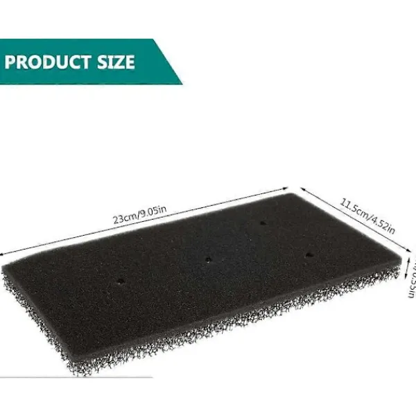 Torktumlare-4 stycken Svampfilter för Whirlpool, Torktumlare Filtermatta 481010716911 23*11.5cm