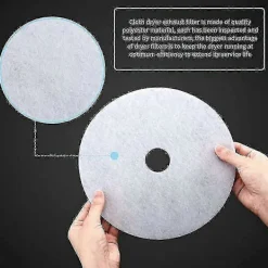 Torktumlare-30 stycken torktumlare avgasfilter, universal bärbar torktumlare luddfilter ersättning kompatibel.