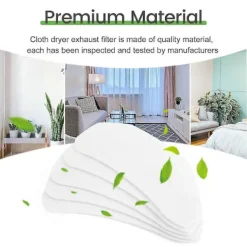 Torktumlare-30 Stycken Torktumlare Avgasfilter, Universal Bärbar Torktumlare Luddfilter Ersättning för Panda//Sonya/