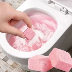 Rengöringsmedel-12 tabletter/set Brusande rengöringstabletter för toalett