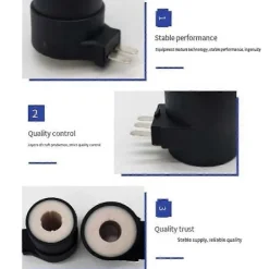 Torktumlare-279834 Torktumlare Gasventil Tändspole Kit - Ersätter AP3094251 PS334310 306105 306106 694540 694539 12001349[D]