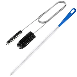 Dammsugare & Tillbehör-61 tum Dubbelsidig Nylon Rörrengöringsborste Avloppsrensare Verktyg med 17 tum Diskbänksrensare Borste för Hål