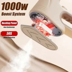 Ångtvättar-2025 Vakuumångare för Kläder, 1000W Portabel Handhållen Klädångare